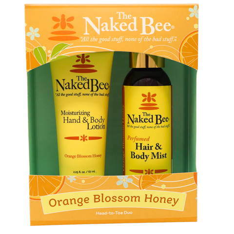 Orange Blossom Honey Head-to-Toe Duo Gift Set - The Naked Bee