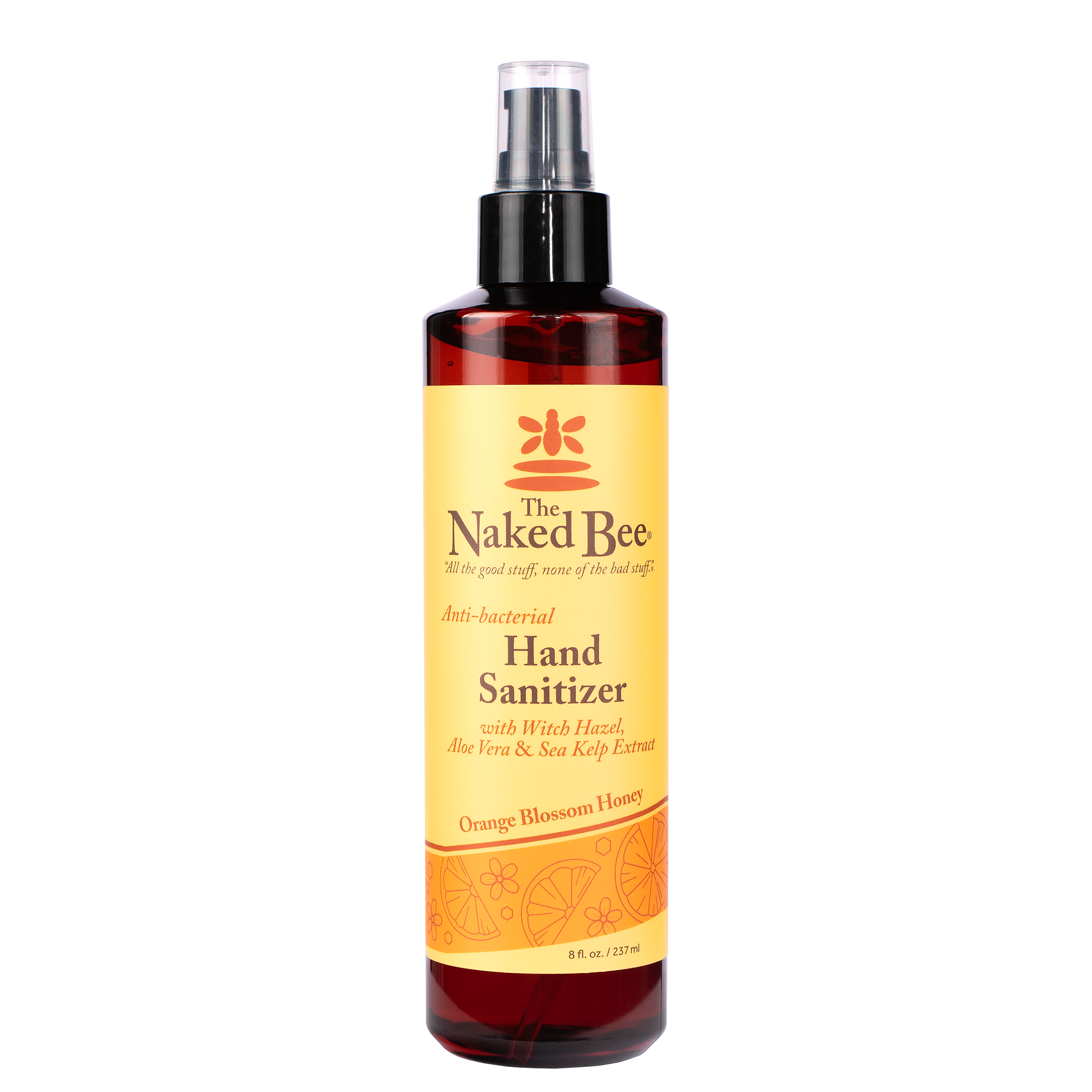 8 oz. Orange Blossom Honey Hand Sanitizer – The Naked Bee