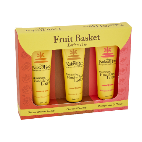 Fruity Basket Lotion Trio - The Naked Bee