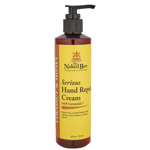 8 oz. Coconut & Honey Serious Hand Repair Cream - The Naked Bee