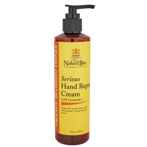 8 oz. Orange Blossom Honey Serious Hand Repair Cream - The Naked Bee