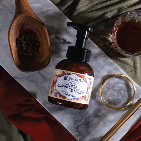 12 oz. Spiced Chai & Honey Foaming Hand Soap - The Naked Bee