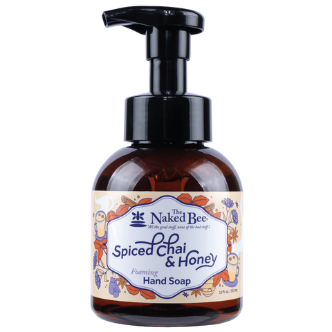 12 oz. Spiced Chai & Honey Foaming Hand Soap - The Naked Bee