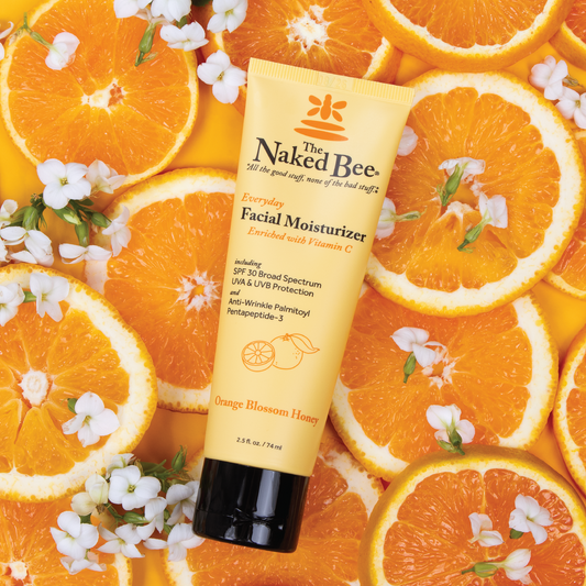2.5 oz. Orange Blossom Honey Everyday Facial Moisturizer with SPF 30 - The Naked Bee
