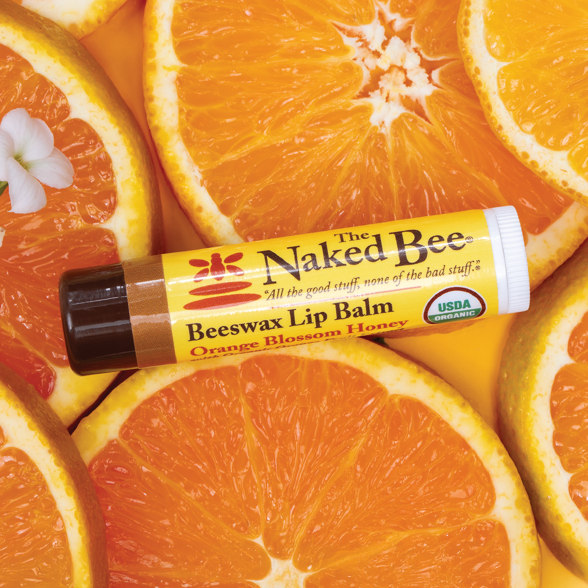 Orange Blossom Honey Organic Lip Balm - The Naked Bee