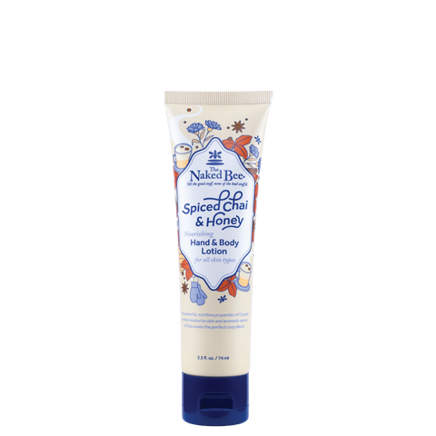 2.5 oz. Spiced Chai & Honey Hand & Body Lotion - The Naked Bee