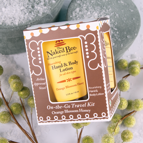 Holiday Orange Blossom Honey On-The-Go Travel Kit