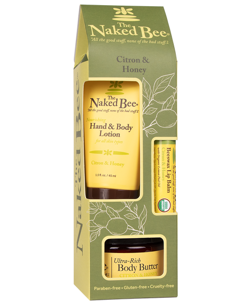Contemporary Citron & Honey Gift Collection - The Naked Bee