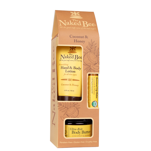 Contemporary Coconut & Honey Gift Collection - The Naked Bee