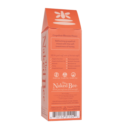 Contemporary Grapefruit Blossom Honey Gift Collection - The Naked Bee