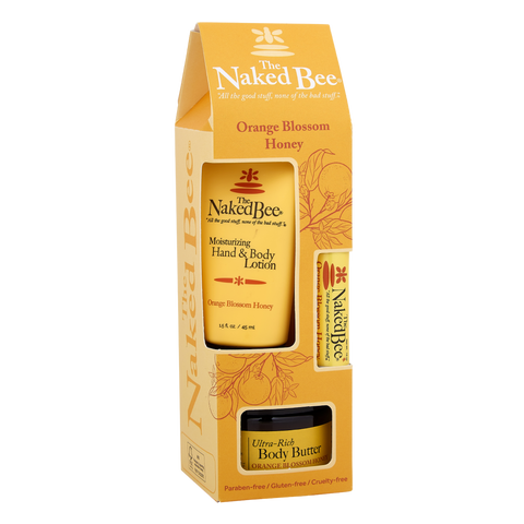 Contemporary Orange Blossom Honey Gift Collection - The Naked Bee