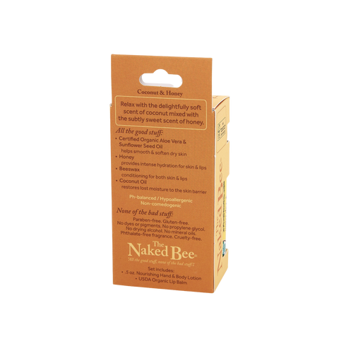 Contemporary Coconut & Honey Pocket Pack - The Naked Bee