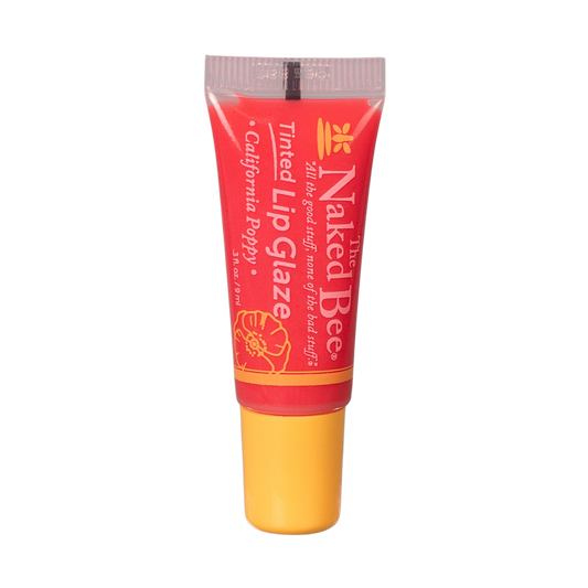 California Poppy Tinted Lip Glaze - The Naked Bee