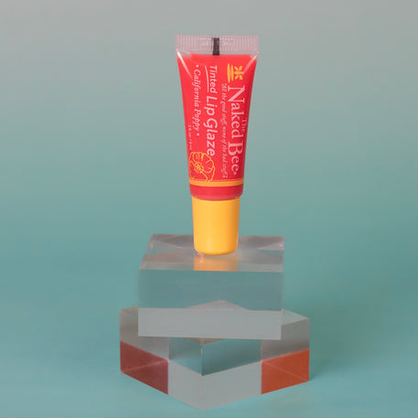 California Poppy Tinted Lip Glaze - The Naked Bee