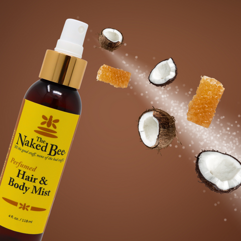 4 oz. Coconut & Honey Perfumed Hair & Body Mist - The Naked Bee