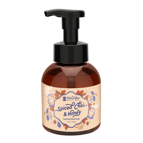 12 oz. Spiced Chai & Honey Foaming Hand Soap - The Naked Bee