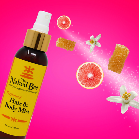 4 oz. Grapefruit Blossom Honey Perfumed Hair & Body Mist - The Naked Bee