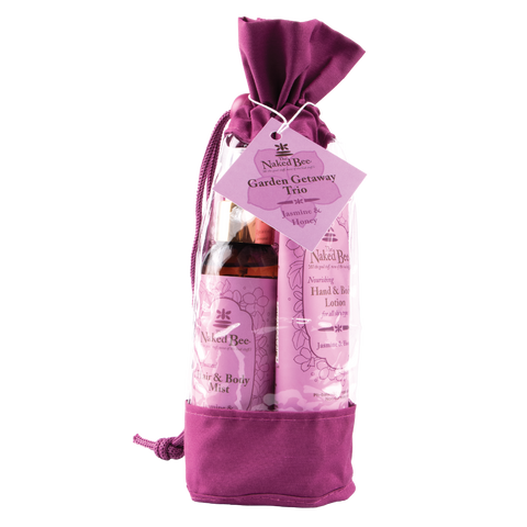 Jasmine & Honey Garden Getaway Trio - The Naked Bee