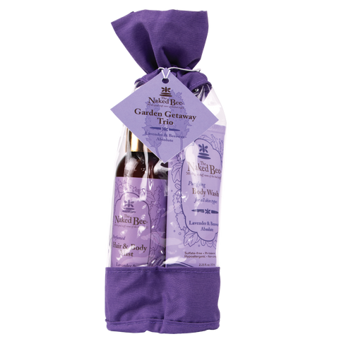Lavender & Beeswax Absolute Garden Getaway Trio - The Naked Bee