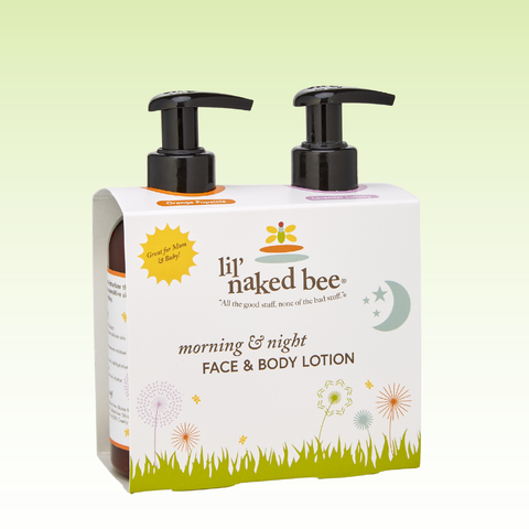 Morning & Night Lotion Gift Set - The Naked Bee