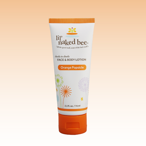 2.5 oz. Orange Popsicle Cheeks to Cheeks Face & Body Lotion - The Naked Bee