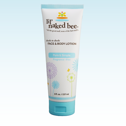 8 oz. Pure & Simple Cheeks to Cheeks Face & Body Lotion - The Naked Bee