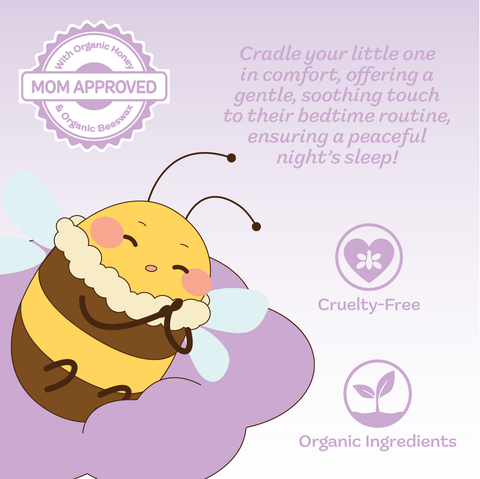 8 oz. Lavender Lullaby Cheeks to Cheeks Face & Body Lotion with Pump - The Naked Bee