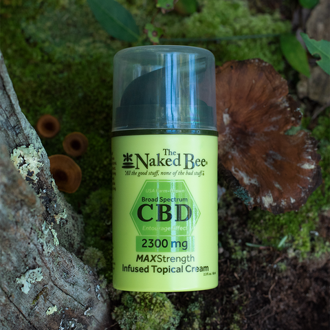 2.3 oz. 2300mg Broad Spectrum CBD MAXStrength Infused Topical Cream
