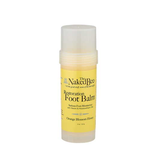 2 oz. Orange Blossom Honey Restoration Foot Balm - The Naked Bee