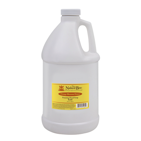 64oz. Orange Blossom Honey Foaming Soap REFILL - The Naked Bee