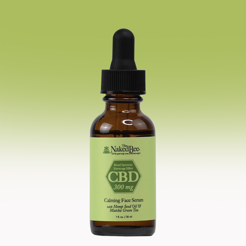 1 oz. Orange Blossom Honey 300 mg Broad Spectrum CBD Face Serum - The Naked Bee