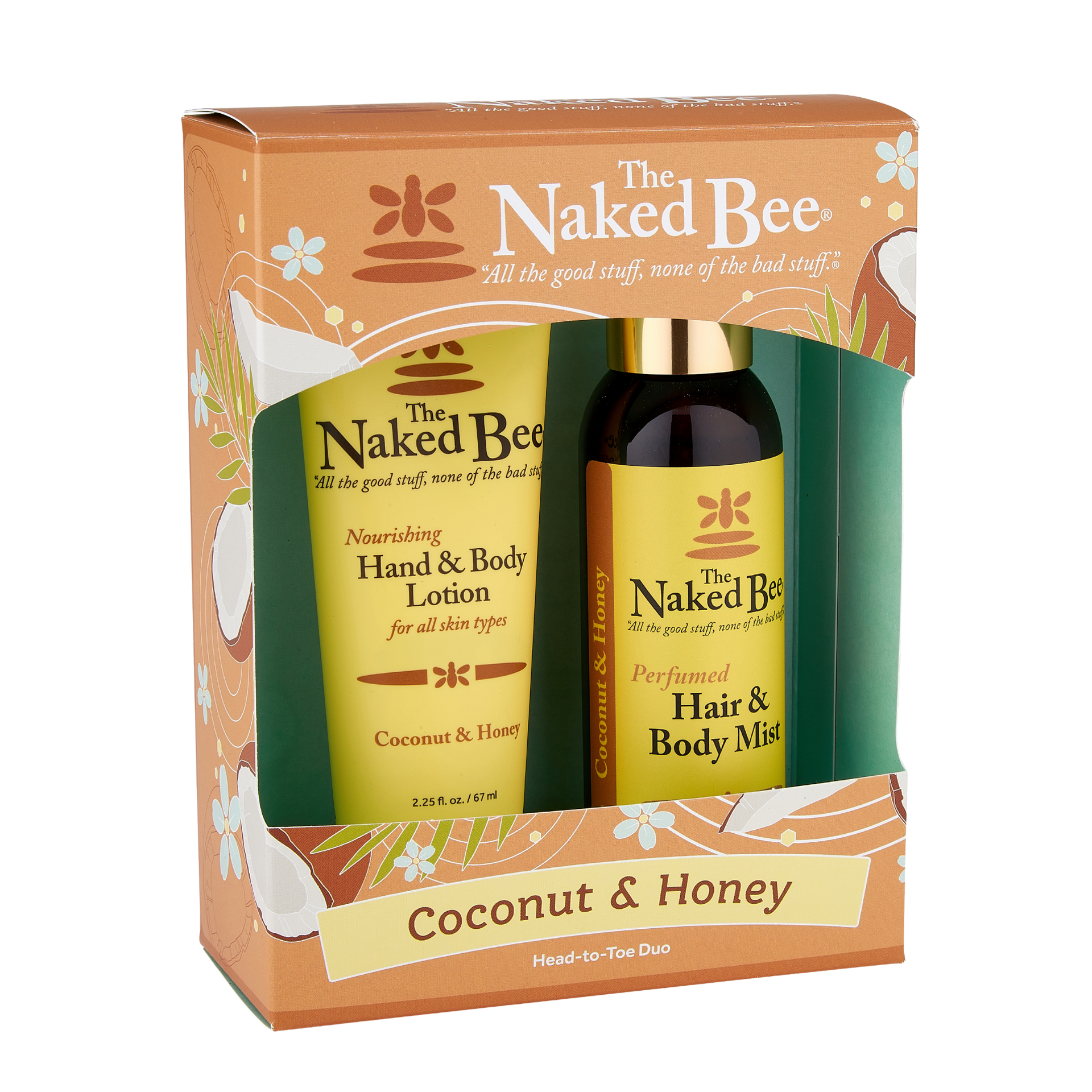 Coconut & Honey Head-to-Toe Duo Gift Set – The Naked Bee