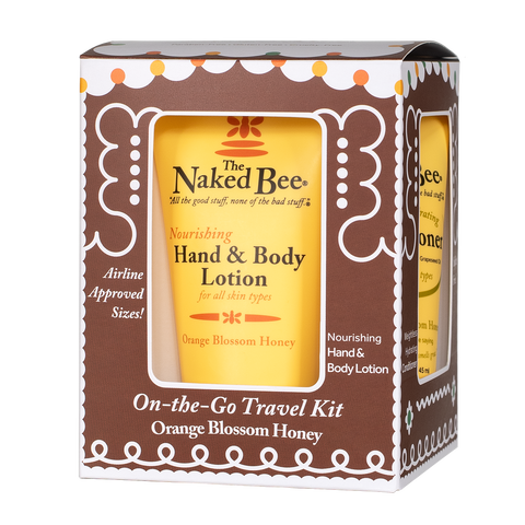 Holiday Orange Blossom Honey On-The-Go Travel Kit