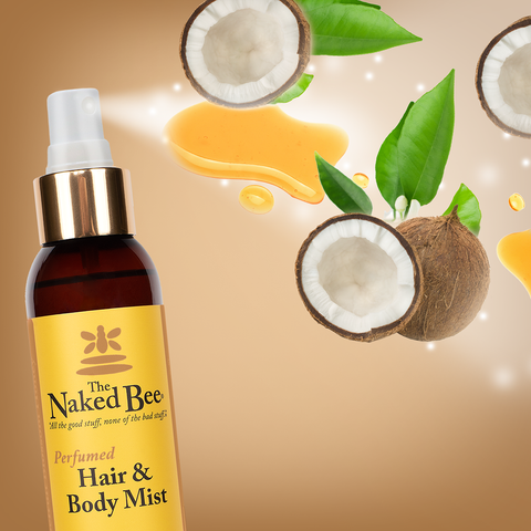 4 oz. Coconut & Honey Perfumed Hair & Body Mist - The Naked Bee