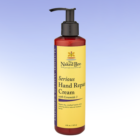 8 oz. Lavender & Beeswax Absolute Serious Hand Repair Cream - The Naked Bee