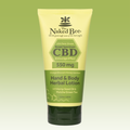 5.5 oz.  Orange Blossom Honey 550 mg Broad Spectrum CBD Hand & Body Lotion - The Naked Bee