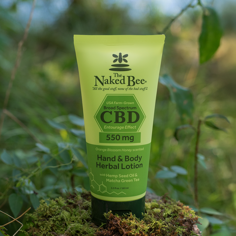 5.5 oz.  Orange Blossom Honey 550 mg Broad Spectrum CBD Hand & Body Lotion