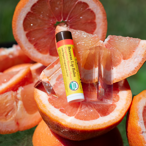 Grapefruit Blossom Honey USDA Organic Lip Balm