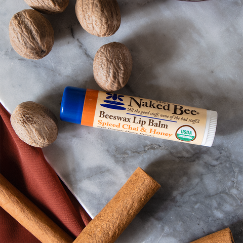 Spiced Chai & Honey USDA Organic Beeswax Lip Balm
