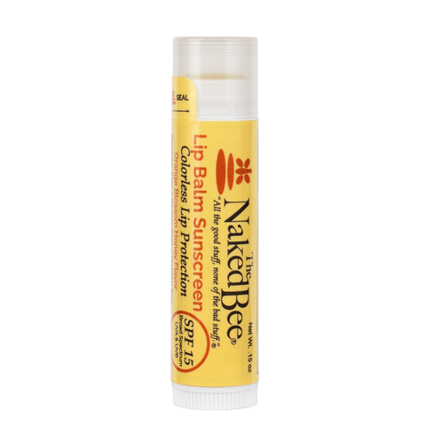 SPF 15 Colorless Lip Balm - The Naked Bee