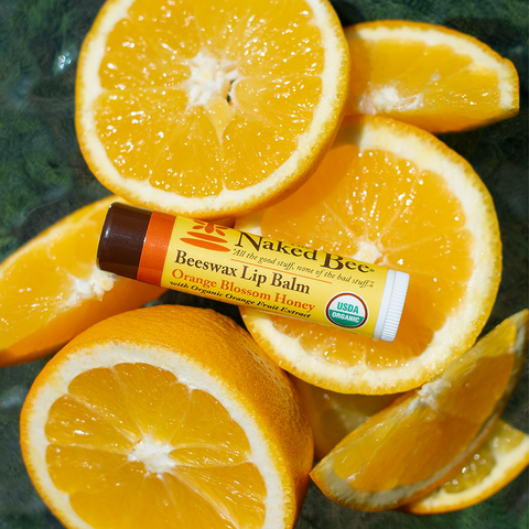 Orange Blossom Honey USDA Organic Lip Beeswax Balm