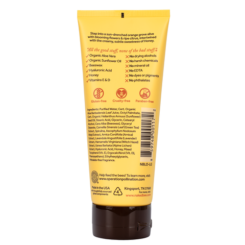 6.7 oz. Orange Blossom Honey Hand & Body Lotion - The Naked Bee