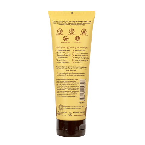 8 oz. Coconut & Honey Purifying Body Wash