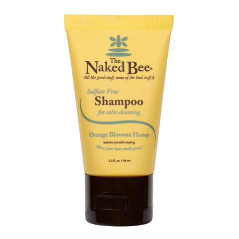 1.5 oz. Travel Orange Blossom Honey Gentle Cleansing Shampoo - The Naked Bee