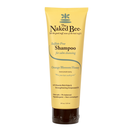8 oz. Orange Blossom Honey Sulfate Free Shampoo - The Naked Bee