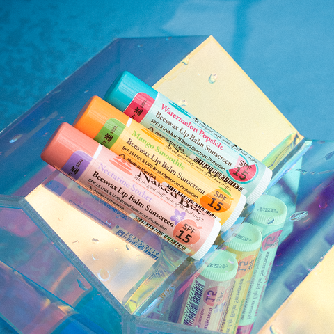 Watermelon Popsicle SPF 15 Beeswax Lip Balm