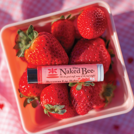 Strawberry Blossom USDA Organic Lip Balm - The Naked Bee