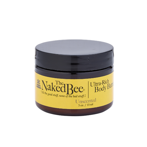 3 oz. Unscented Ultra-Rich Body Butter - The Naked Bee