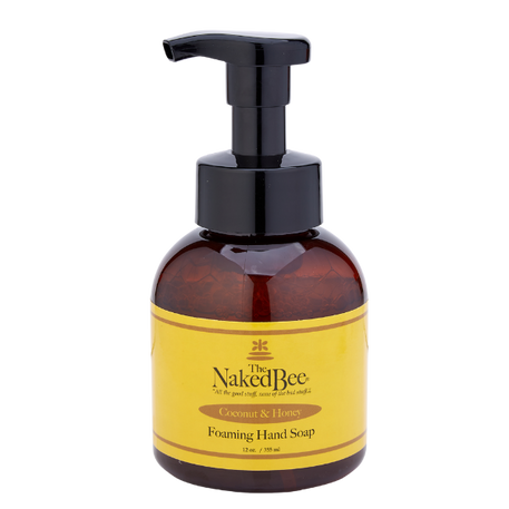 12 oz. Coconut & Honey Foaming Soap - The Naked Bee