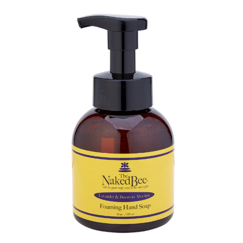12 oz. Lavender & Beeswax Absolute Foaming Soap - The Naked Bee